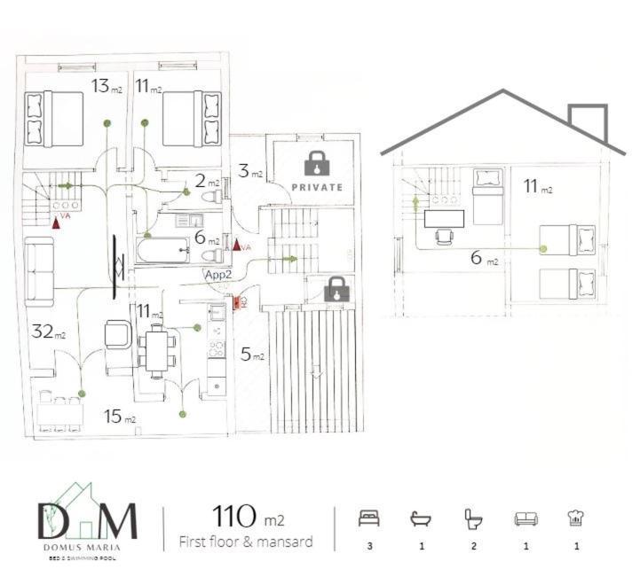 Domus Maria With Swimming Pool And Free Parking Banjole Exterior foto